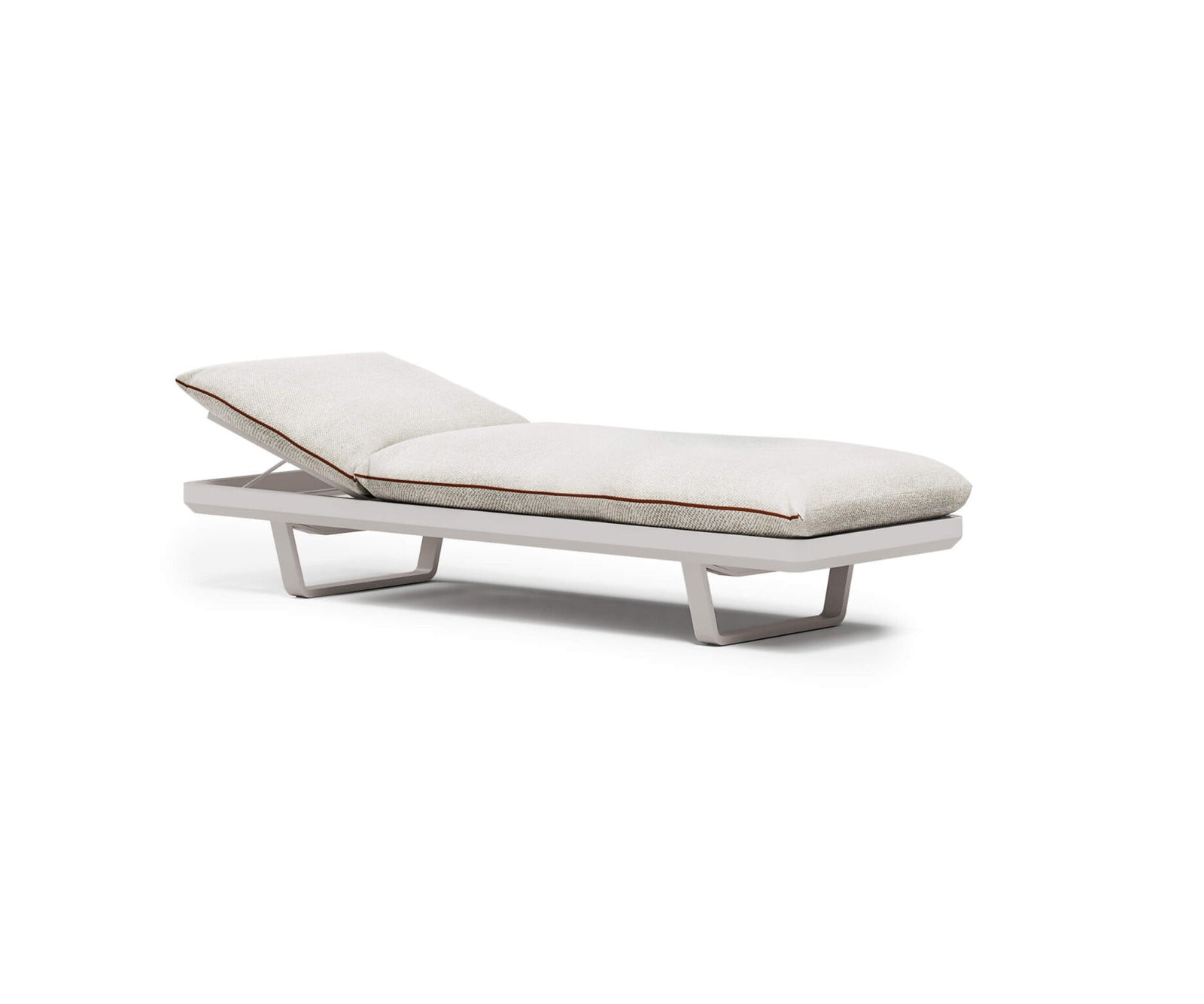 Modern Venice Outdoor Lounger with Aluminum Frame Casa Design Group