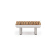 Modern Venice Outdoor Coffee Table with Teak Top Casa Design Group