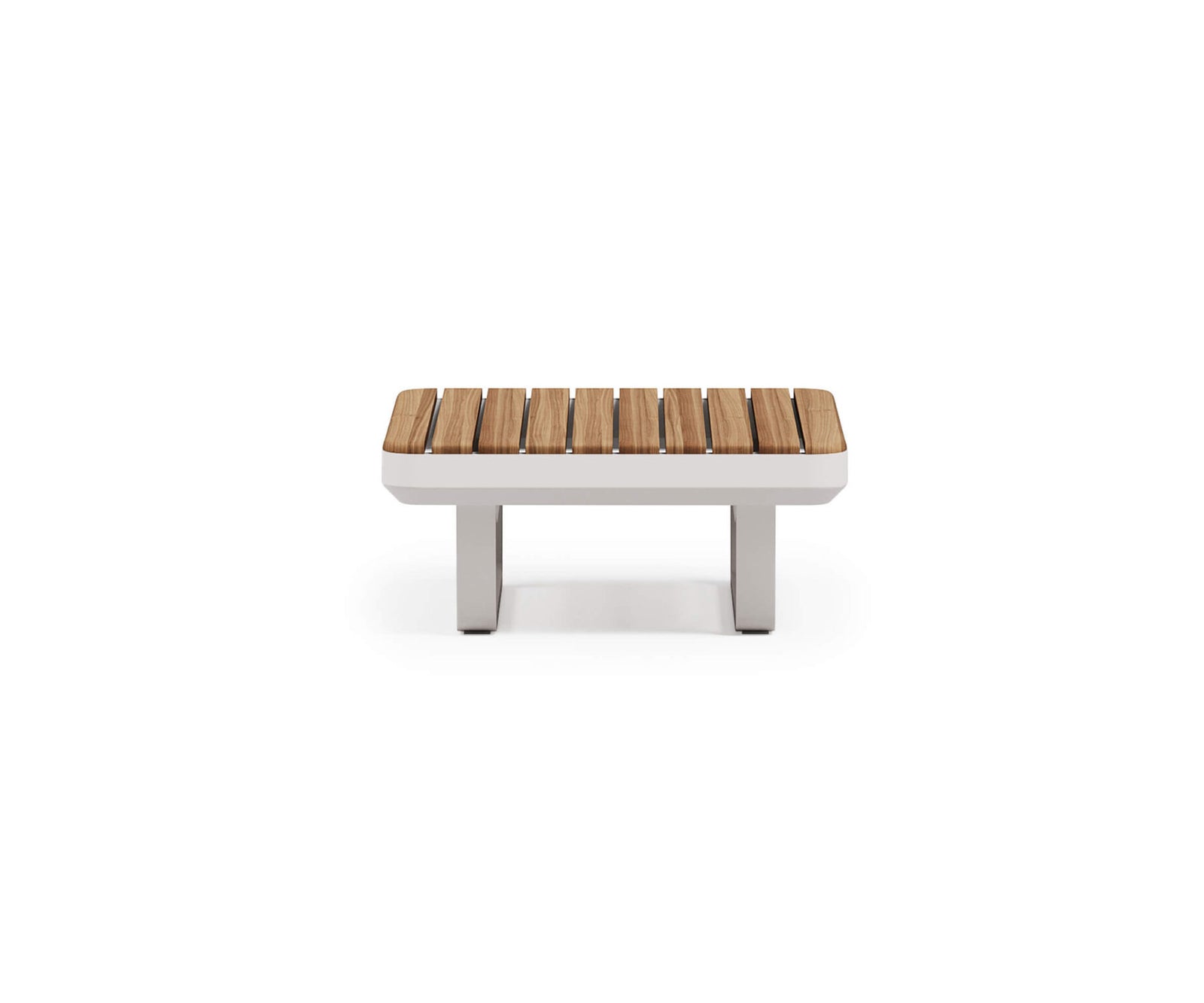 Modern Venice Outdoor Coffee Table with Teak Top Casa Design Group