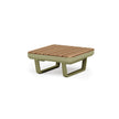 Modern Venice Outdoor Coffee Table with Teak Top Casa Design Group