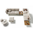 Modern Venice Outdoor Coffee Table with Teak Top Casa Design Group