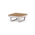 Modern Venice Outdoor Coffee Table with Teak Top Casa Design Group