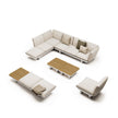 High-End Venice Modular Sofa with Terracotta Detail by Atmosphera Casa Design Group