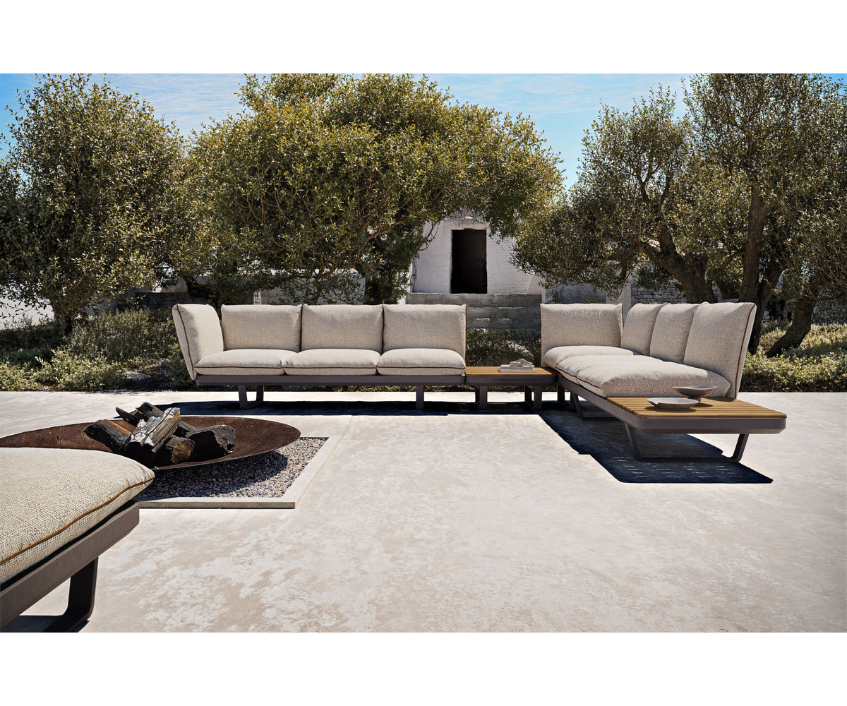 High-End Venice Modular Sofa with Terracotta Detail by Atmosphera Casa Design Group