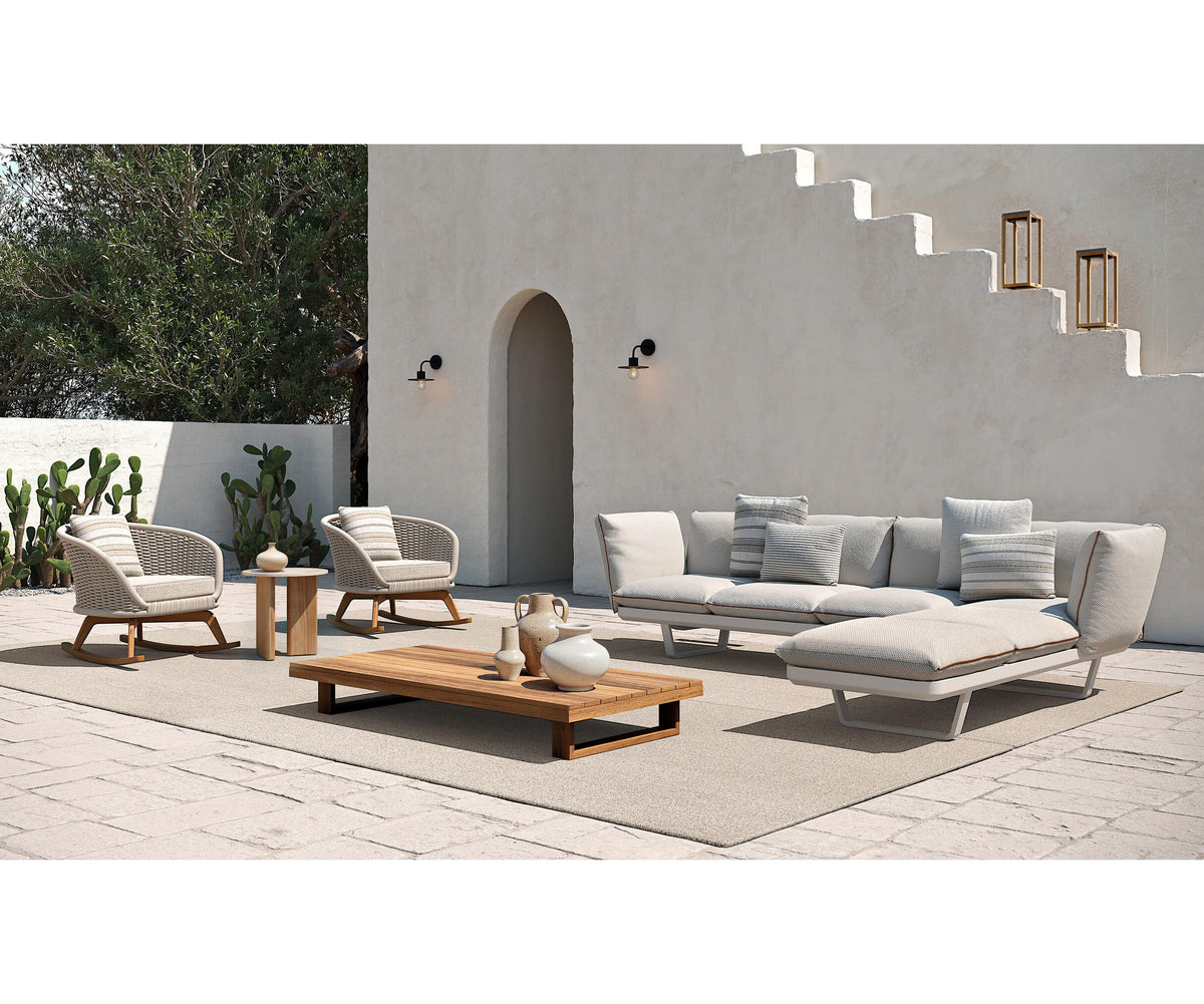 High-End Venice Modular Sofa with Terracotta Detail by Atmosphera Casa Design Group