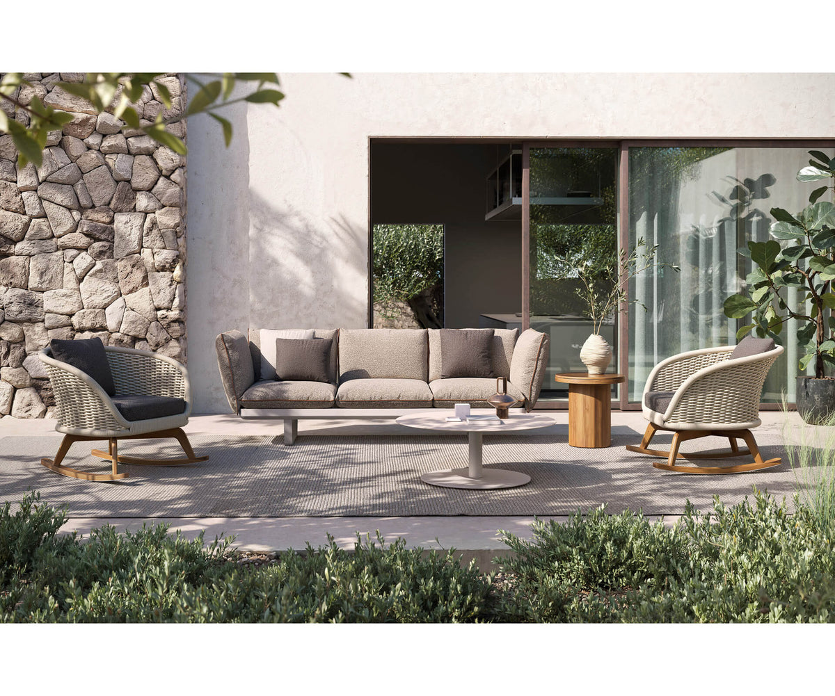 High-End Venice Modular Sofa with Terracotta Detail by Atmosphera Casa Design Group