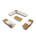High-End Venice Modular Sofa with Terracotta Detail by Atmosphera Casa Design Group