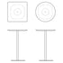 High End Vermu High Table by Zeitraum Casa Design Group