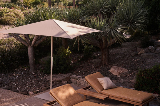 Verna square outdoor umbrella by Tribù Studio | Casa Design Group