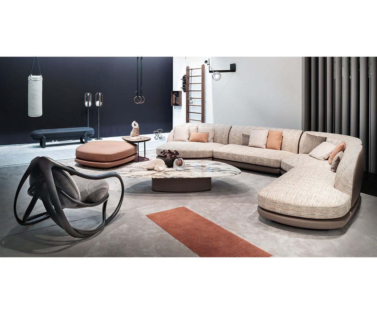 Vesper Sectional Sofa by Giorgetti featuring a customizable modular design and contemporary Italian craftsmanship | Casa Design Group