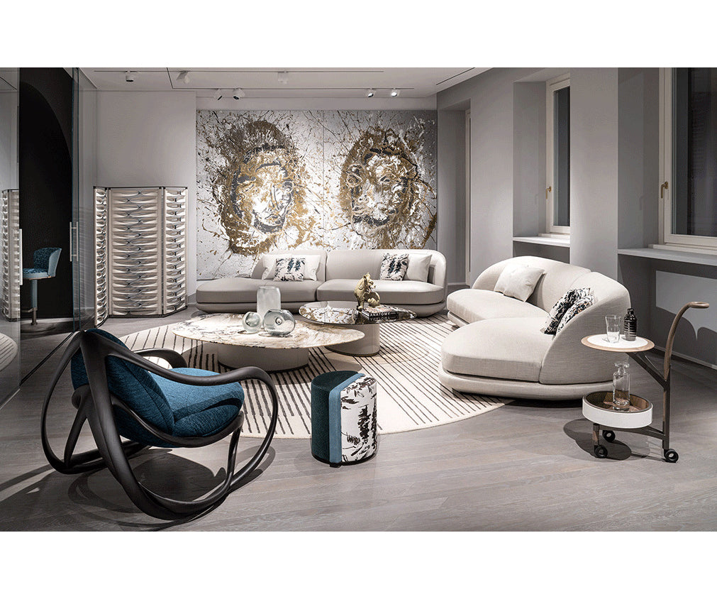 Vesper Sectional Sofa by Giorgetti featuring a customizable modular design and contemporary Italian craftsmanship | Casa Design Group