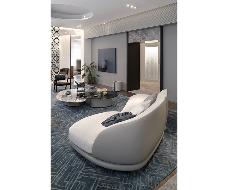 Vesper Sectional Sofa by Giorgetti featuring a customizable modular design and contemporary Italian craftsmanship | Casa Design Group