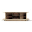 Frigerio Vetra Sideboard with ashwood frame and bronze glass details for contemporary luxury interiors Casa Design Group