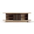 Frigerio Vetra Sideboard with ashwood frame and bronze glass details for contemporary luxury interiors Casa Design Group
