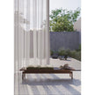 150 Feel Bench by Vibieffe with Canaletto Walnut Frame and Movable Cushions | Casa Design Group