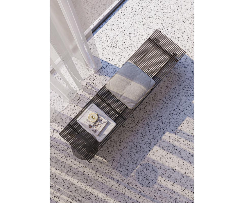 150 Feel Bench by Vibieffe with Canaletto Walnut Frame and Movable Cushions | Casa Design Group