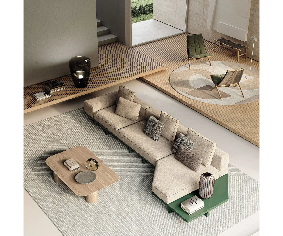 View Sectional Sofa by Frigerio modular designer sofa with customizable configurations and contemporary comfort | Casa Design Group