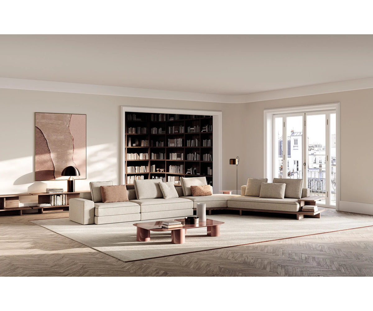 View Sectional Sofa by Frigerio modular designer sofa with customizable configurations and contemporary comfort | Casa Design Group