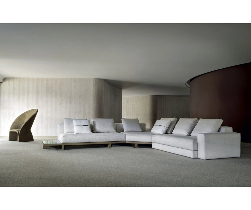 View Sectional Sofa by Frigerio modular designer sofa with customizable configurations and contemporary comfort | Casa Design Group