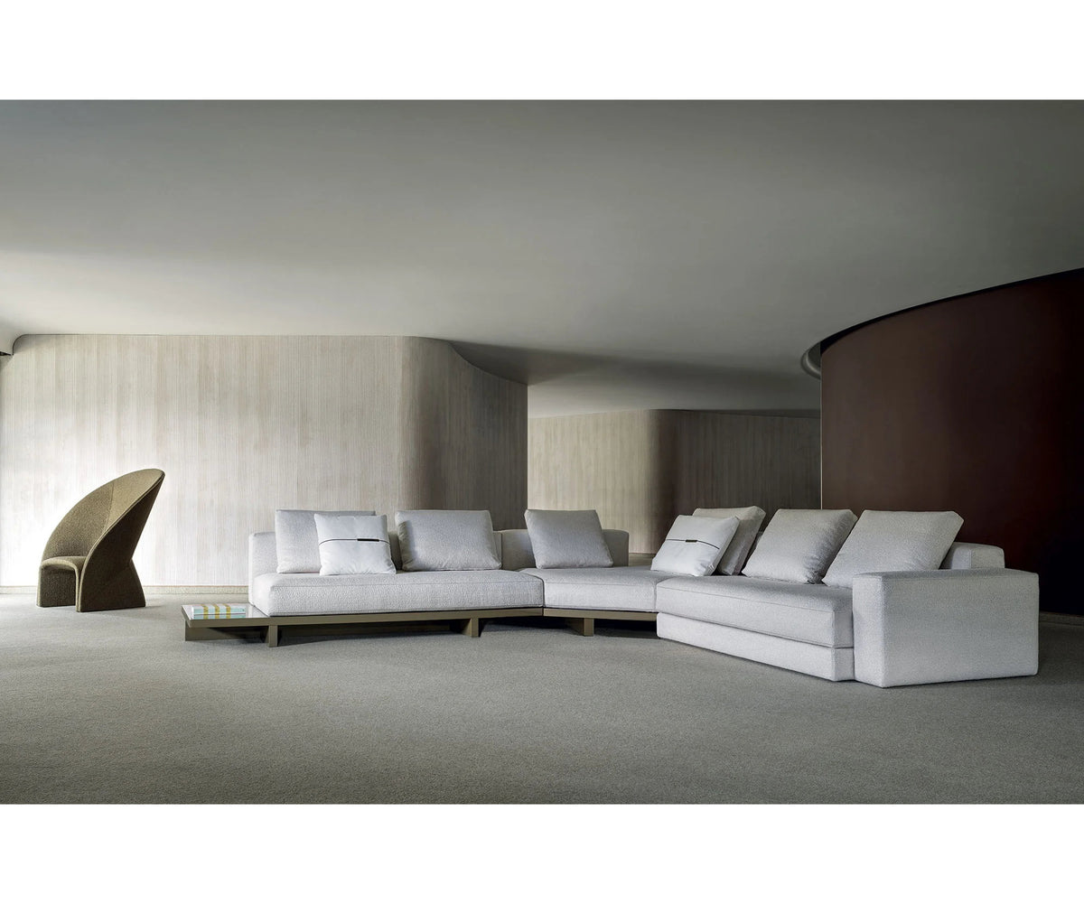 View Sectional Sofa by Frigerio modular designer sofa with customizable configurations and contemporary comfort | Casa Design Group