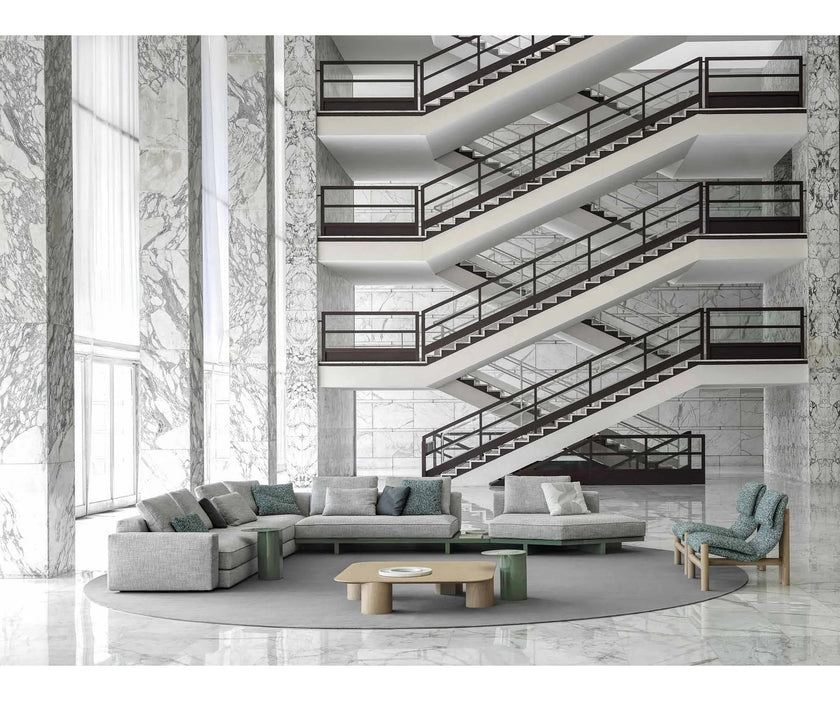 View Sectional Sofa by Frigerio modular designer sofa with customizable configurations and contemporary comfort | Casa Design Group