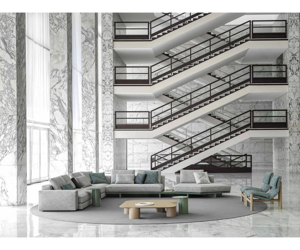 View Sectional Sofa by Frigerio modular designer sofa with customizable configurations and contemporary comfort | Casa Design Group