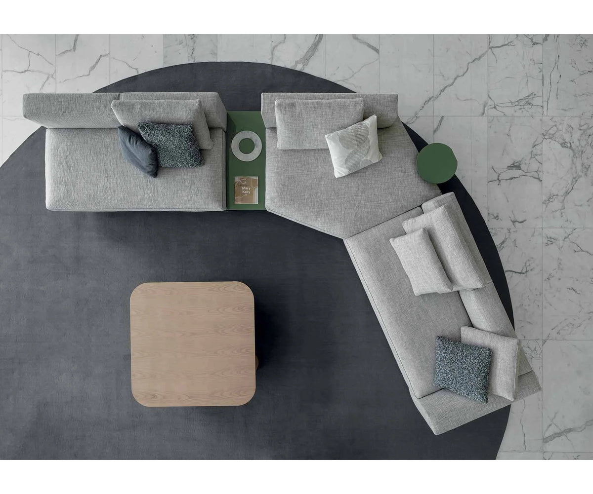 View Sectional Sofa by Frigerio modular designer sofa with customizable configurations and contemporary comfort | Casa Design Group