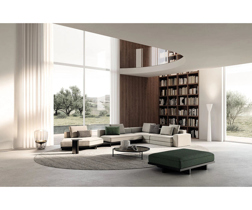 View Sectional Sofa by Frigerio modular designer sofa with customizable configurations and contemporary comfort | Casa Design Group
