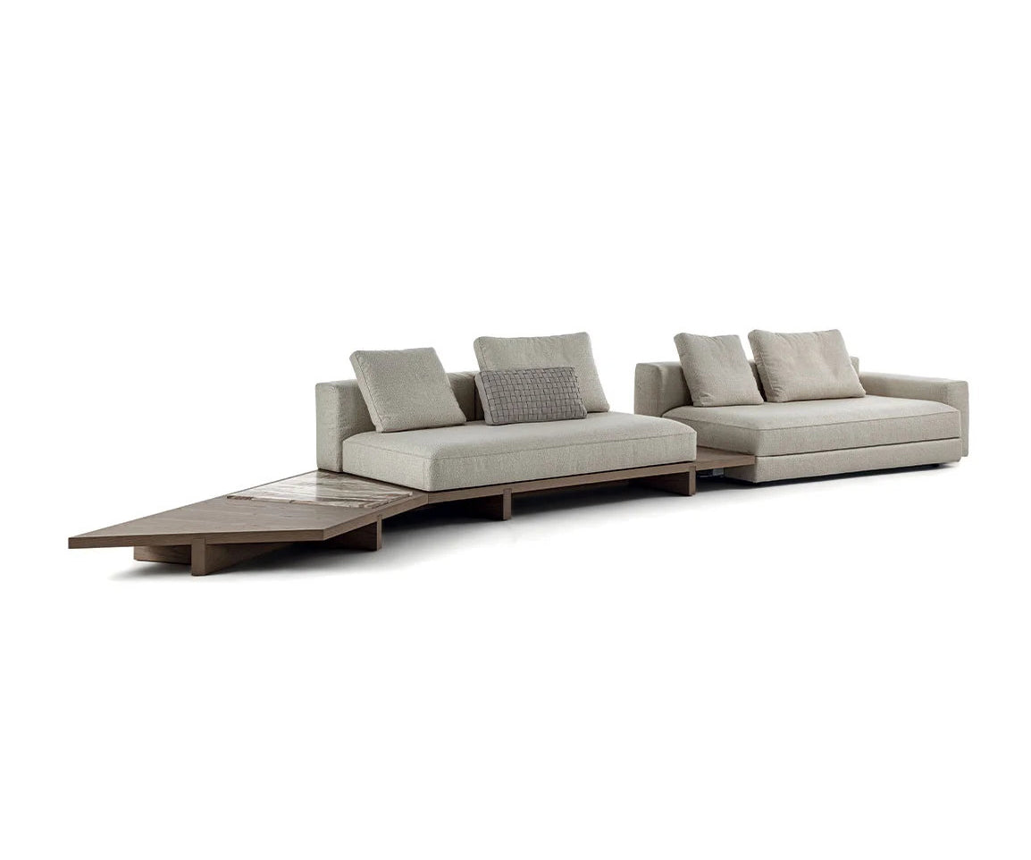 View Sectional Sofa by Frigerio modular designer sofa with customizable configurations and contemporary comfort | Casa Design Group