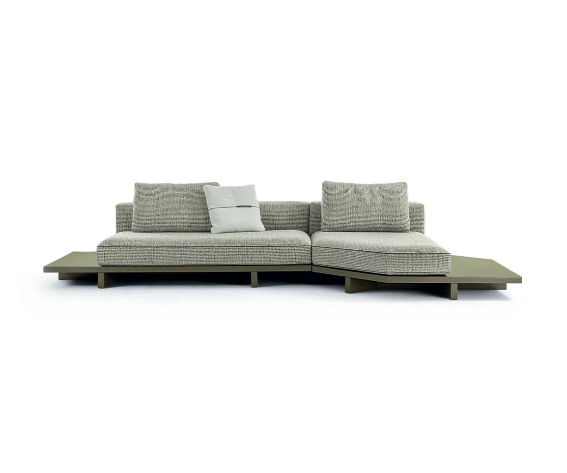 View Sectional Sofa by Frigerio modular designer sofa with customizable configurations and contemporary comfort | Casa Design Group