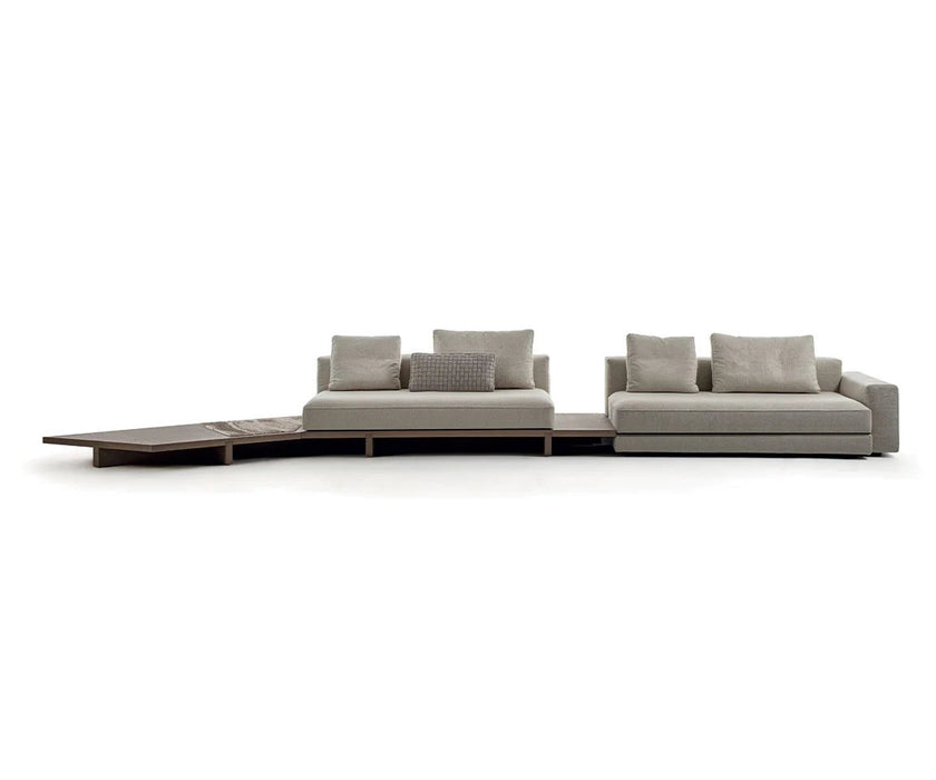 View Sectional Sofa by Frigerio modular designer sofa with customizable configurations and contemporary comfort | Casa Design Group