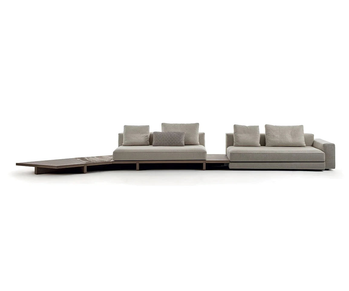 View Sectional Sofa by Frigerio modular designer sofa with customizable configurations and contemporary comfort | Casa Design Group
