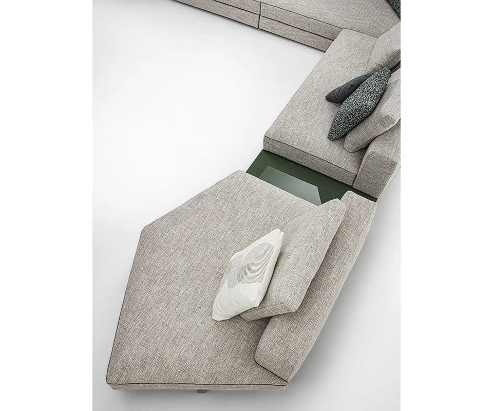 View Sectional Sofa by Frigerio modular designer sofa with customizable configurations and contemporary comfort | Casa Design Group