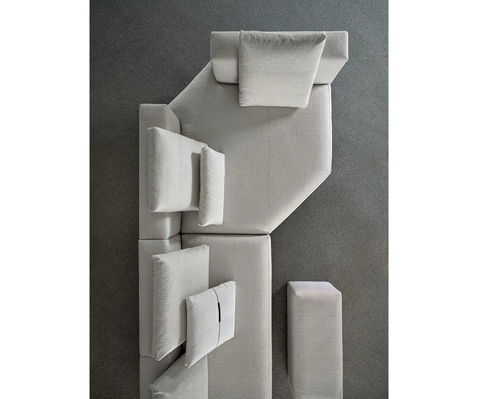 View Sectional Sofa by Frigerio modular designer sofa with customizable configurations and contemporary comfort | Casa Design Group