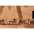 Vis À Vis Outdoor Bench by Tribù, crafted durable teak for stylish outdoor comfort | Casa Design Group