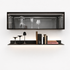 Floor sample Eos shelf and Alambra suspended cabinet