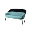 Wam 1577 Sofa by Bross with high upholstered backrest and metal frame Casa Design Group