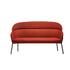 Wam 1577 Sofa by Bross with high upholstered backrest and metal frame Casa Design Group