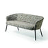 Wam 1578 Sofa by Bross with upholstered low backrest and metal frame Casa Design Group