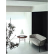 Wam 1578 Sofa by Bross with upholstered low backrest and metal frame Casa Design Group