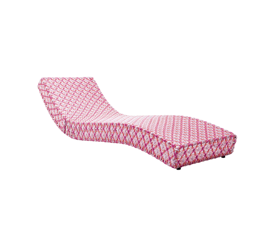 Luxury Wave Outdoor Chaise Lounge by Paola Lenti for Ultimate Comfort Casa Design Group