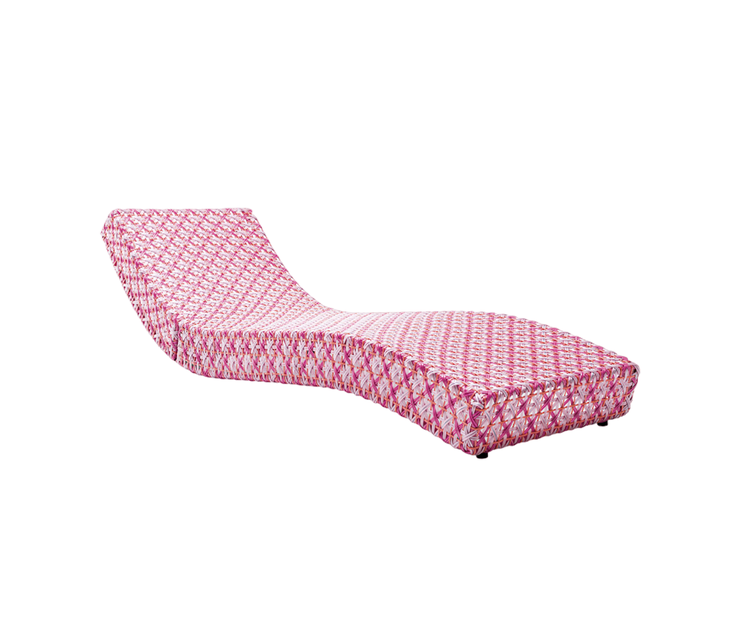 Luxury Wave Outdoor Chaise Lounge by Paola Lenti for Ultimate Comfort Casa Design Group