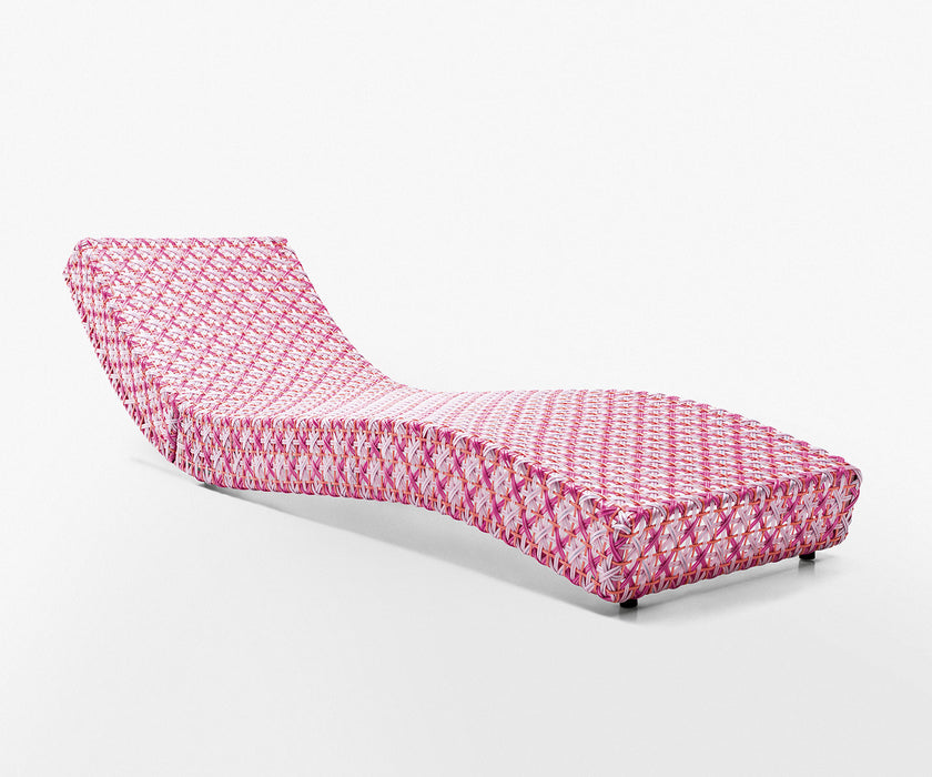 Luxury Wave Outdoor Chaise Lounge by Paola Lenti for Ultimate Comfort Casa Design Group