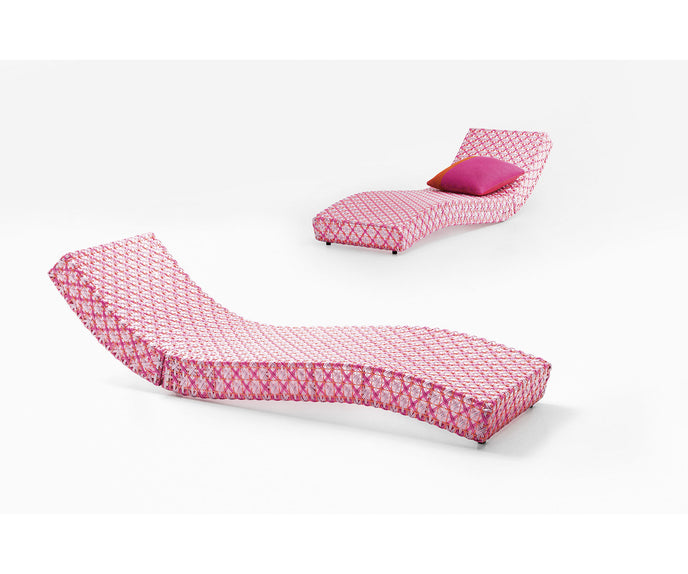 Luxury Wave Outdoor Chaise Lounge by Paola Lenti for Ultimate Comfort Casa Design Group
