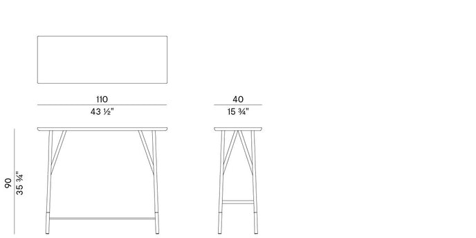 High End Wood_Y Console by Potocco Casa Design Group