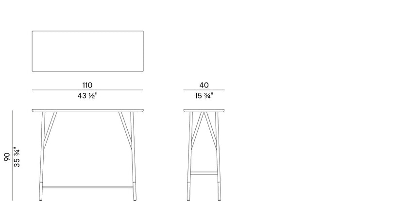 High End Wood_Y Console by Potocco Casa Design Group