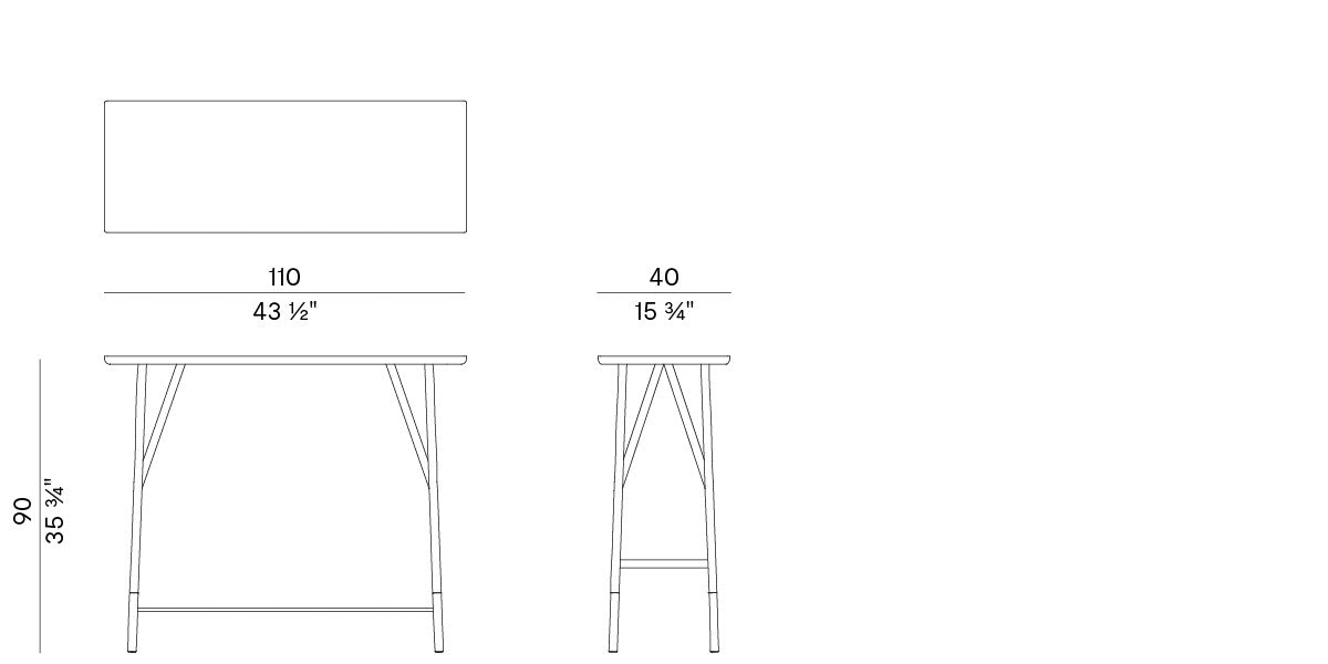 High End Wood_Y Console by Potocco Casa Design Group