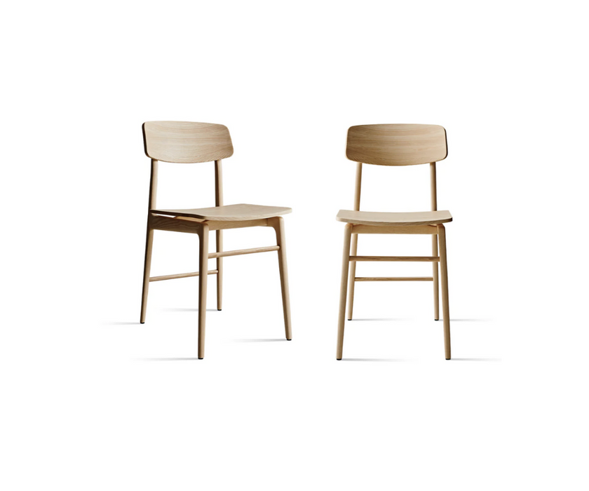 High End Woody Dining Chairs - Set of 2 by Molteni&C Casa Design Group