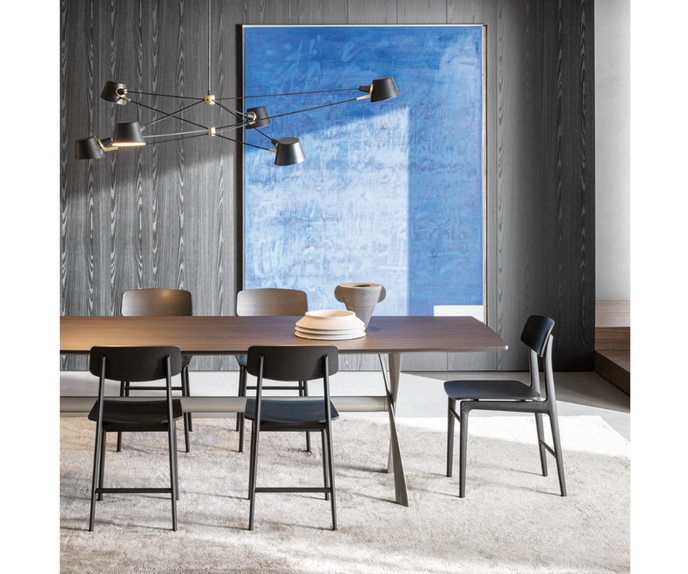 High End Woody Dining Chairs - Set of 2 by Molteni&C Casa Design Group