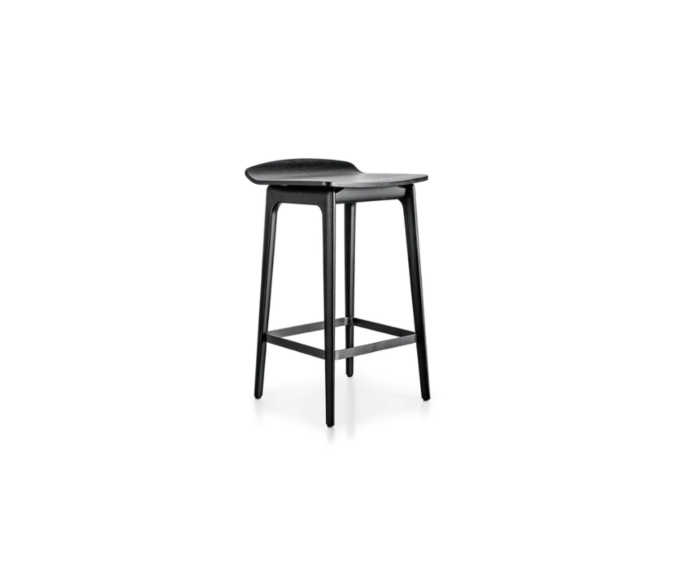 High End Woody Stool by Molteni Quick Ship Casa Design Group